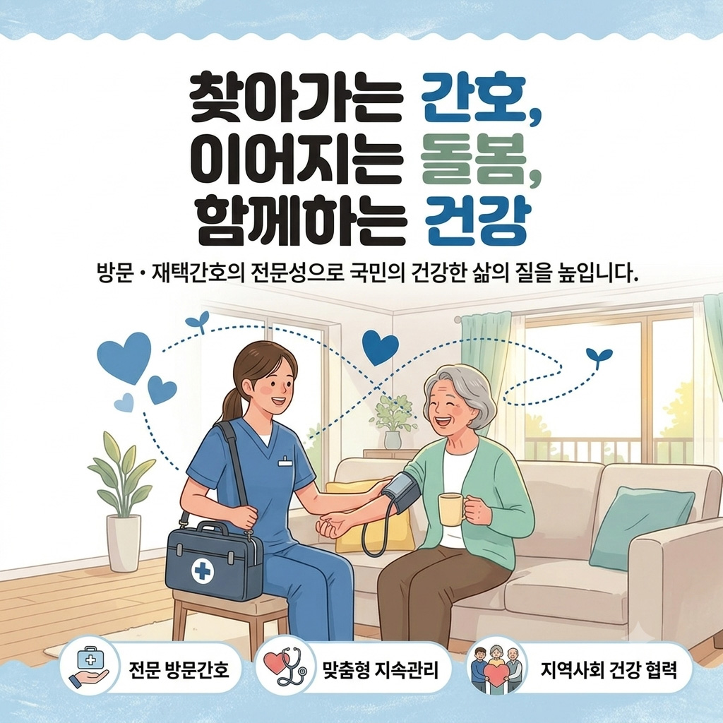 방문재택간호사회 메인 비주얼